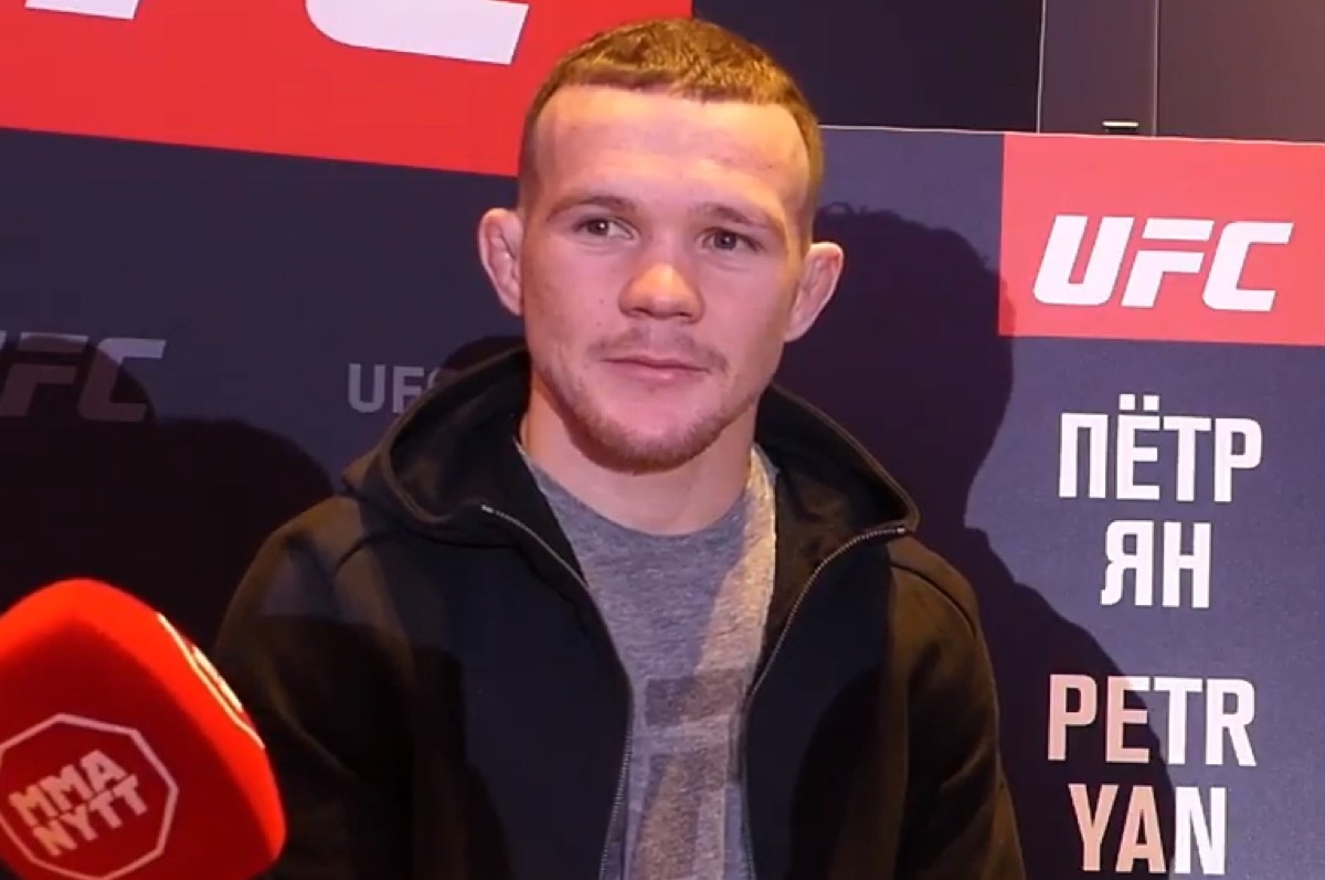 Пётр Ян на медиадне UFC